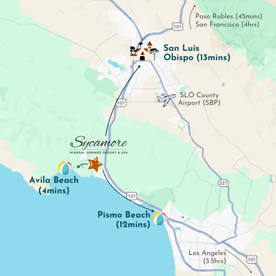 Avila Beach (2) SLO, Avila, and Pismo Map