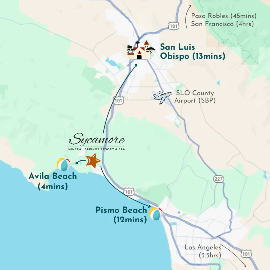 Avila Beach (2) SLO, Avila, and Pismo Map