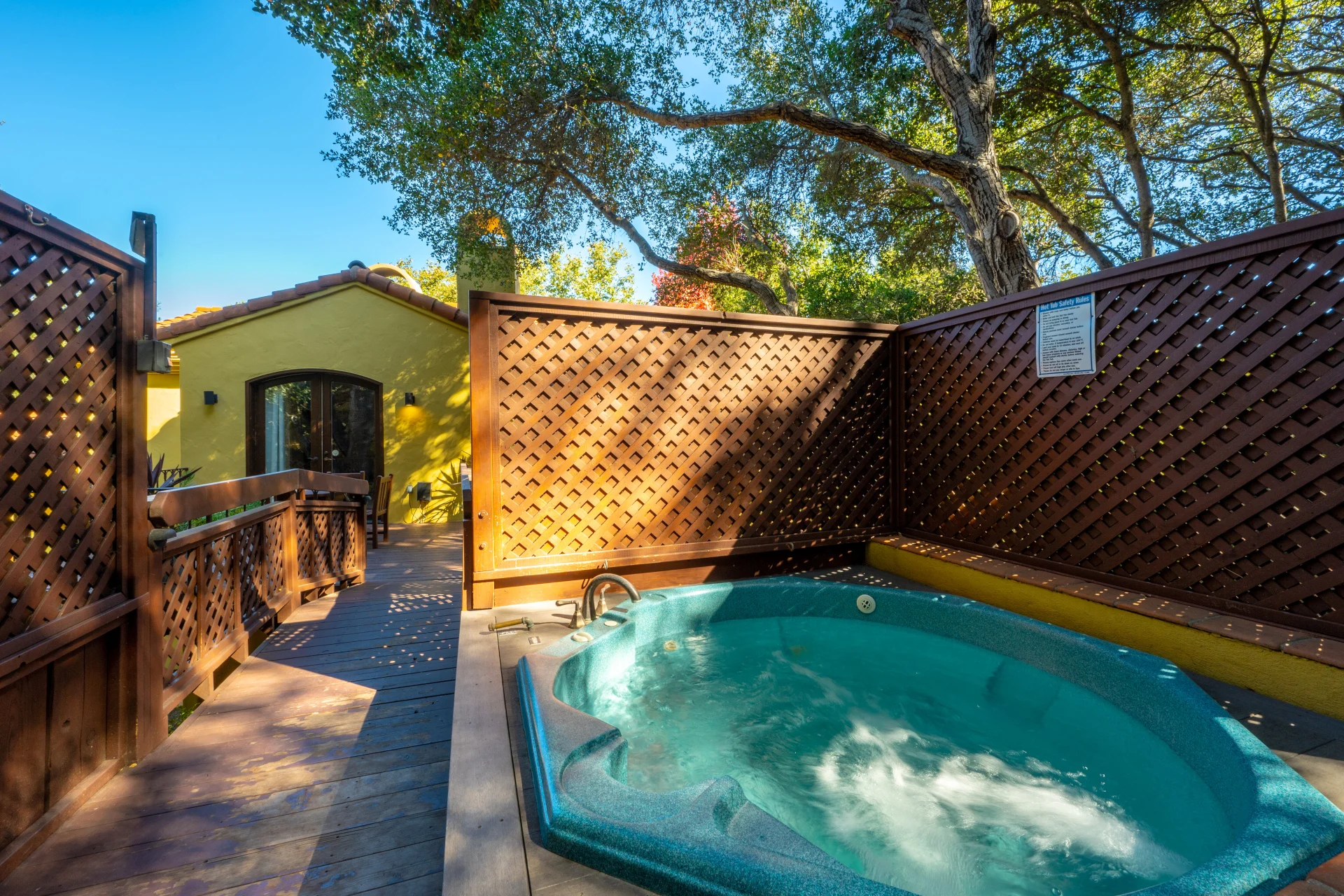 Sycamore Guest House Hot Tub #2 Primary Room