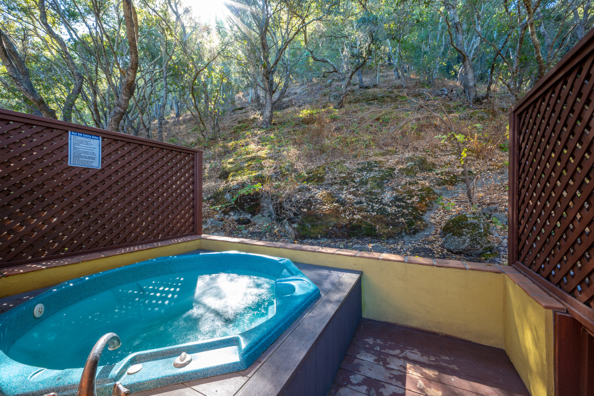 Sycamore Guest House Hot Tub #2 Primary Room